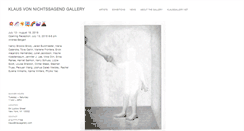 Desktop Screenshot of klausgallery.com